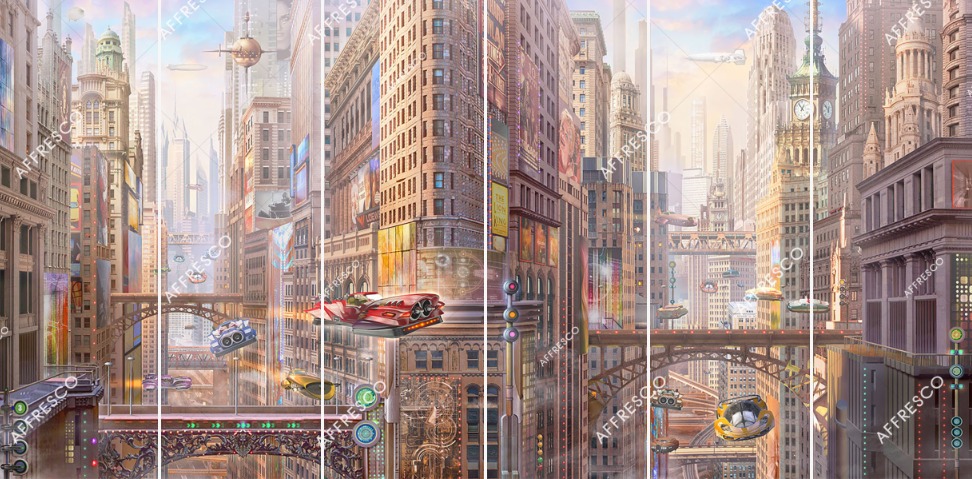 Панно Affresco Сказки AF678-COL1 2x4,02 м