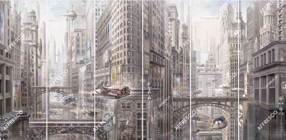 Панно Affresco Сказки AF678-COL3 2x4,02 м