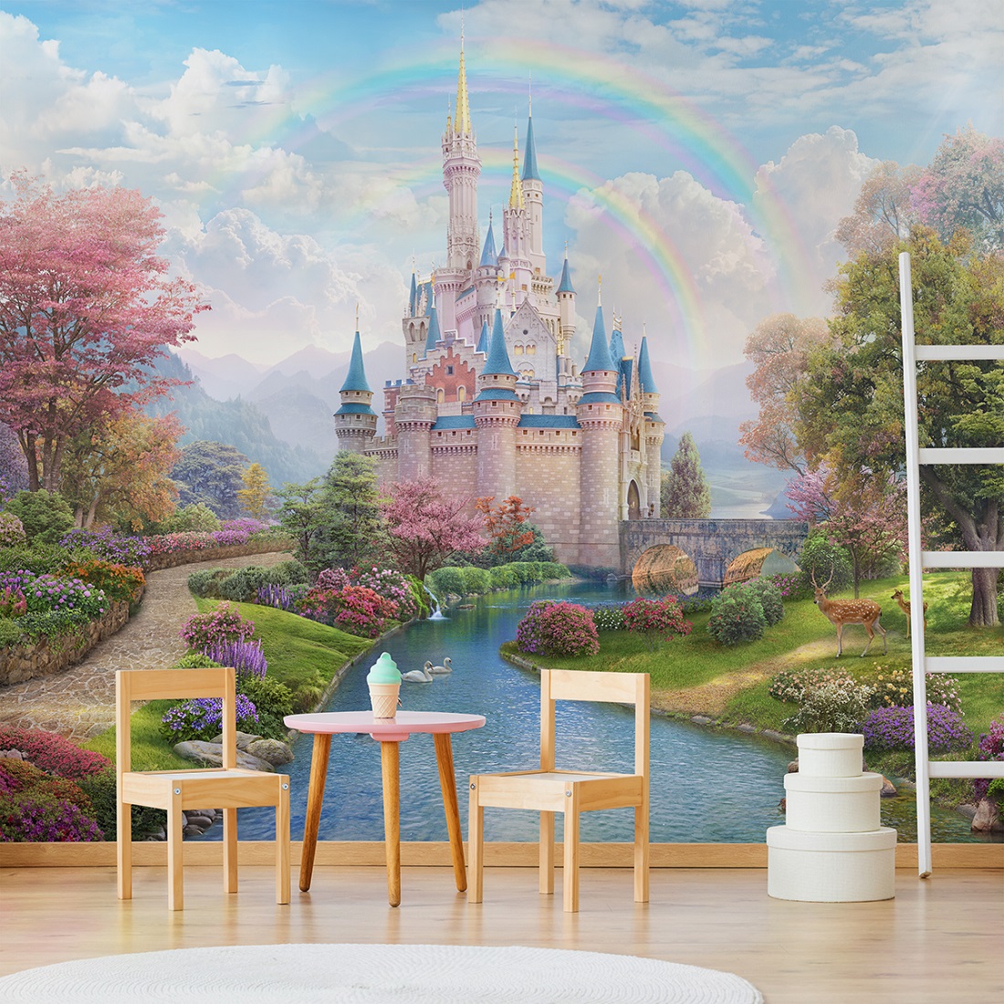 Панно Affresco Сказки AF685-COL1 2x2,68 м фото в интерьере