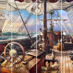 Панно Affresco Сказки AF683-COL1 2x4,02 м