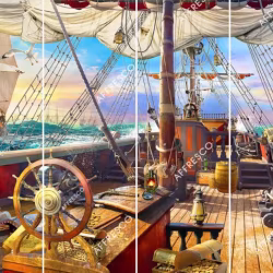 Панно Affresco Сказки AF683-COL4 2x4,02 м