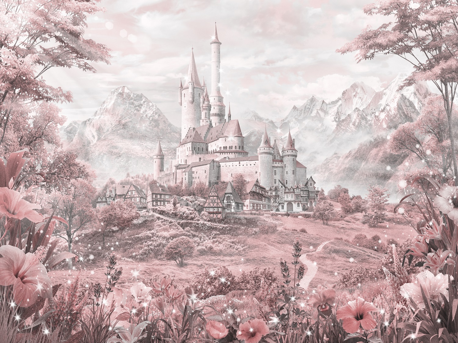 Панно Affresco Сказки AF687-COL3 2x2,68 м