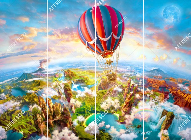 Панно Affresco Сказки AF677-COL1 2x2,68 м