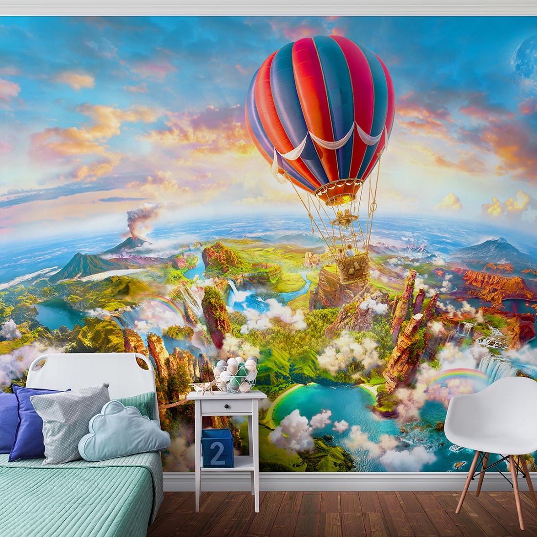 Панно Affresco Сказки AF677-COL1 2x2,68 м фото в интерьере