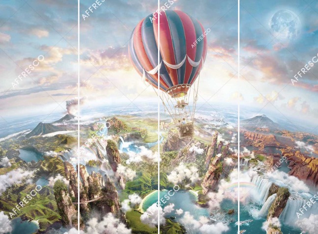 Панно Affresco Сказки AF677-COL2 2x2,68 м