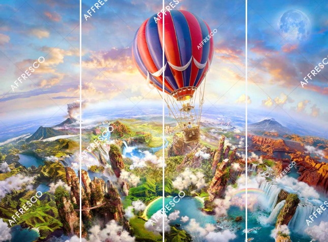 Панно Affresco Сказки AF677-COL4 2x2,68 м