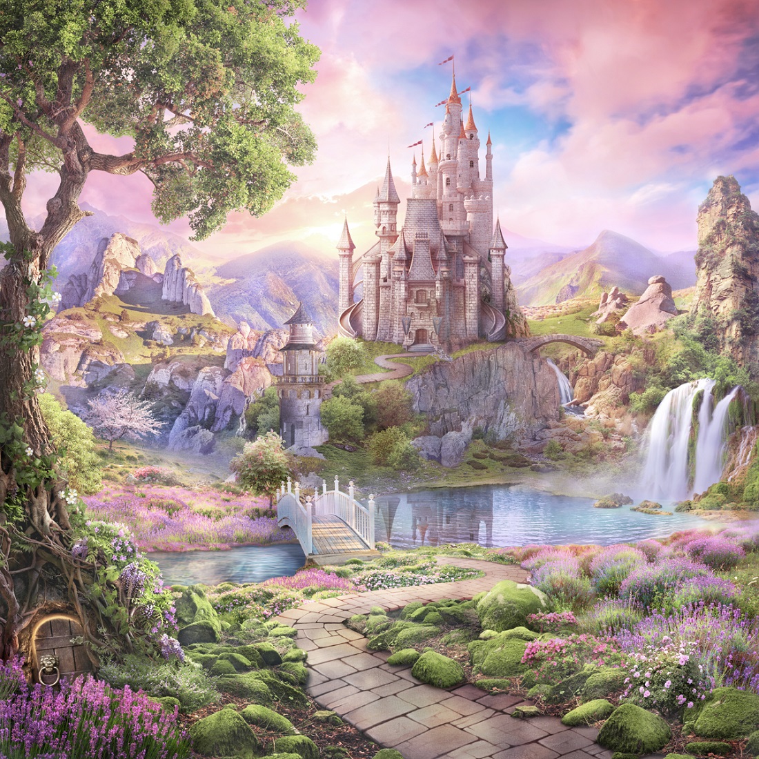 Панно Affresco Сказки AF684-COL3 2x2,01 м