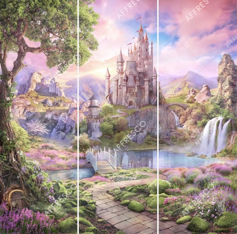 Панно Affresco Сказки AF684-COL3 2x2,01 м