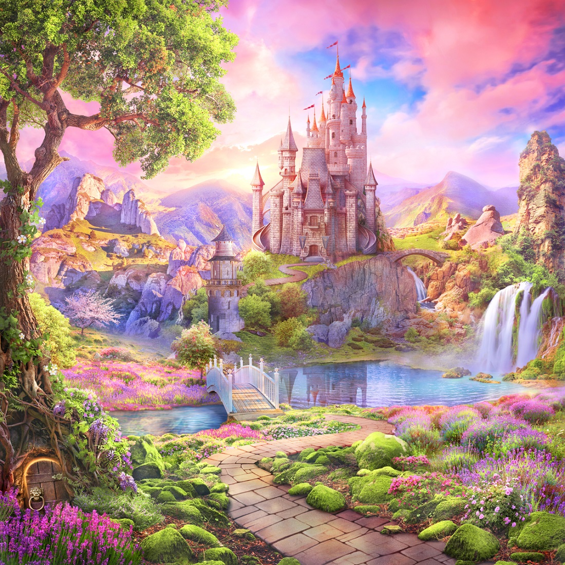 Панно Affresco Сказки AF684-COL4 2x2,01 м