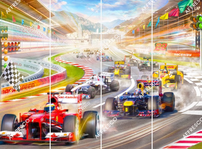 Панно Affresco Сказки AF686-COL1 2x2,68 м