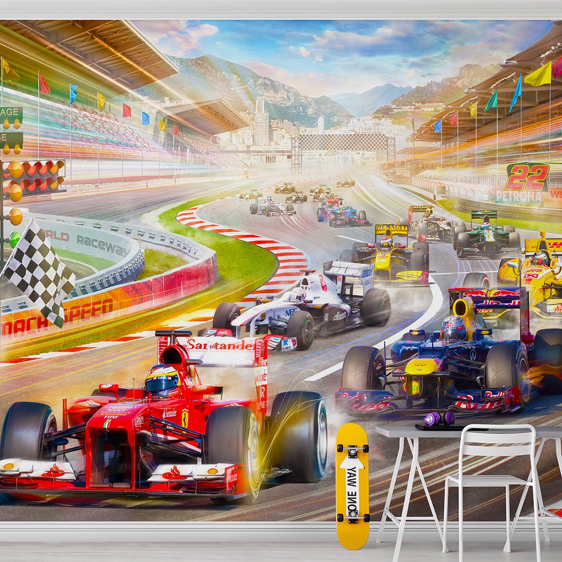 Панно Affresco Сказки AF686-COL1 2x2,68 м фото в интерьере