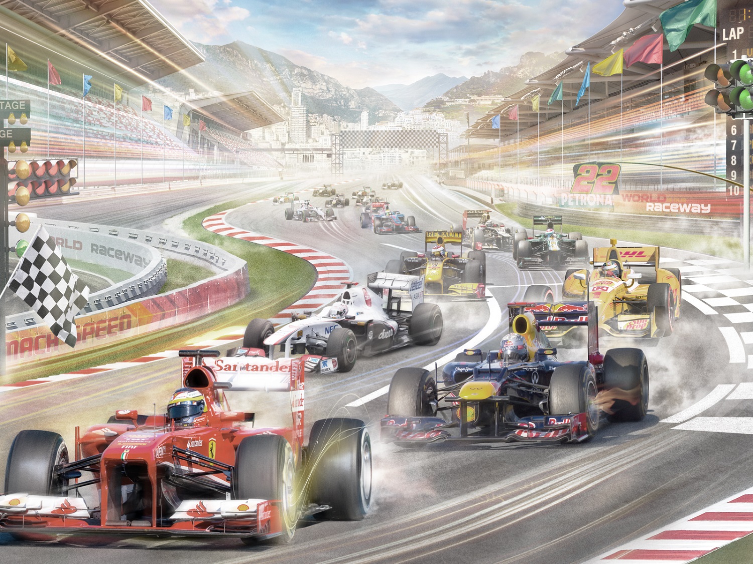 Панно Affresco Сказки AF686-COL2 2x2,68 м