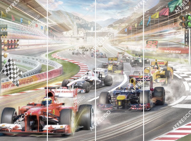 Панно Affresco Сказки AF686-COL2 2x2,68 м