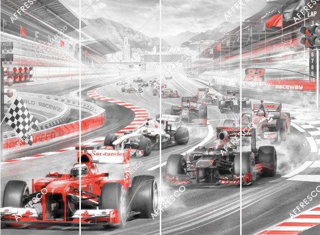 Панно Affresco Сказки AF686-COL3 2x2,68 м