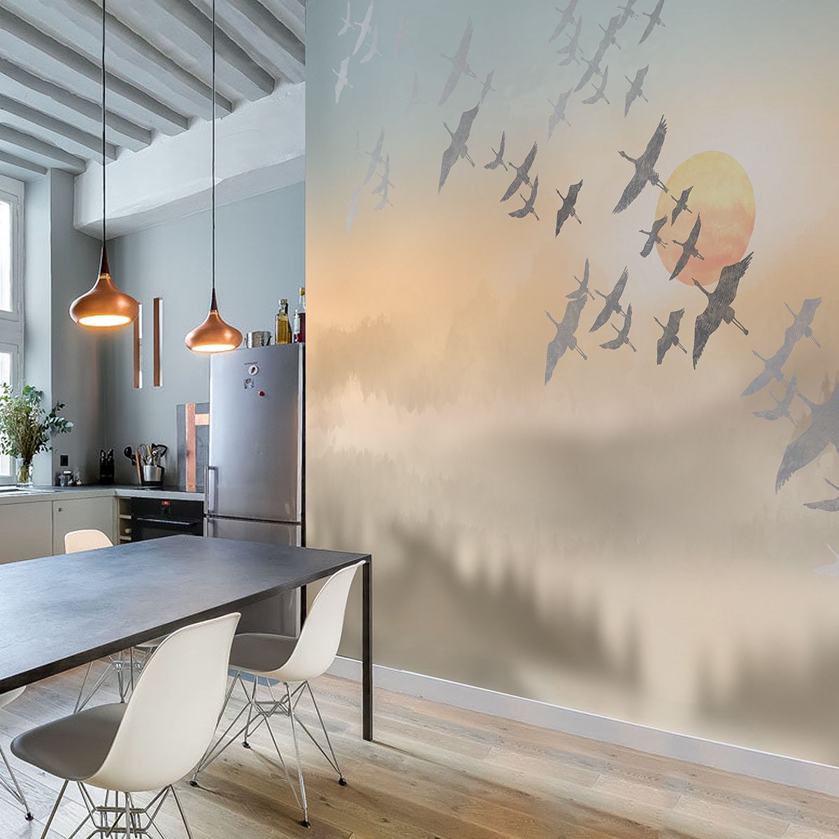 Панно Affresco Trend Art ZK444-COL3 2x2,68 м фото в интерьере