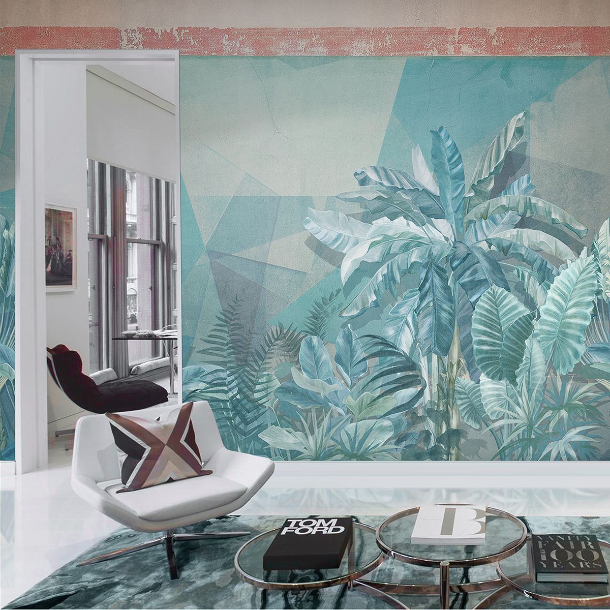 Панно Affresco Trend Art DP406-COL2 2x2,68 м фото в интерьере