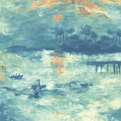 Обои KT Exclusive French Impressionist Away at Sea FI70004