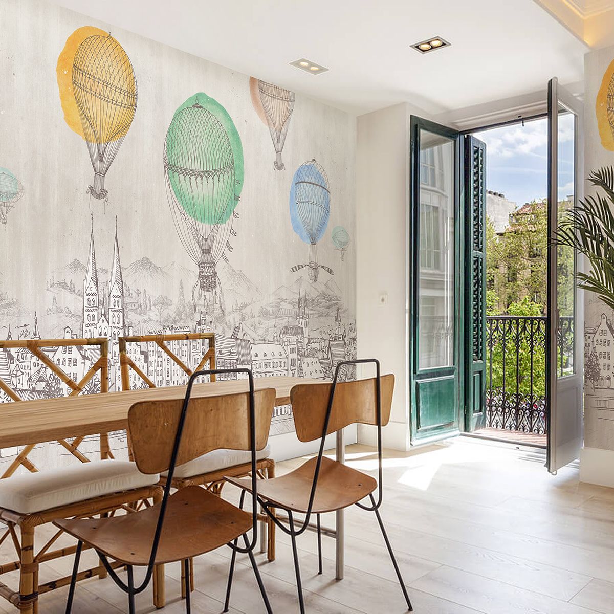 Панно Affresco Trend Art DP409-COL2 2x2,68 м фото в интерьере