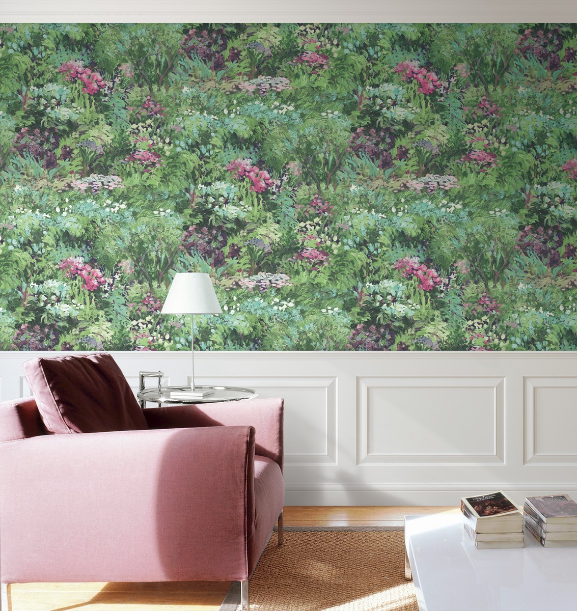 Обои KT Exclusive French Impressionist Wild Flower FI70701 фото в интерьере