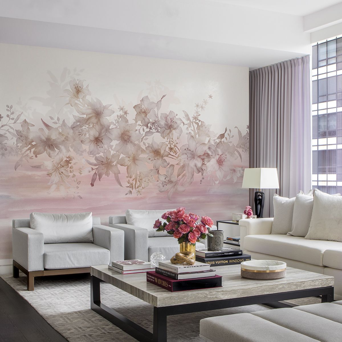 Панно Affresco Trend Art ID449-COL3 2x2,68 м фото в интерьере