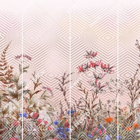 Панно Affresco Trend Art ZK423-COL4 2x2,68 м