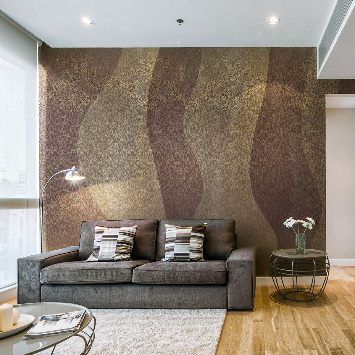 Панно Affresco Trend Art DP402-COL4 2x2,68 м фото в интерьере