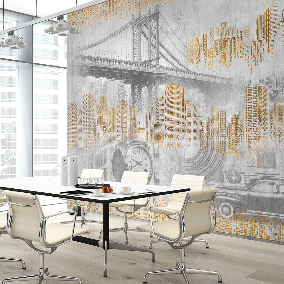 Панно Affresco Trend Art DP405-COL3 2x2,68 м фото в интерьере