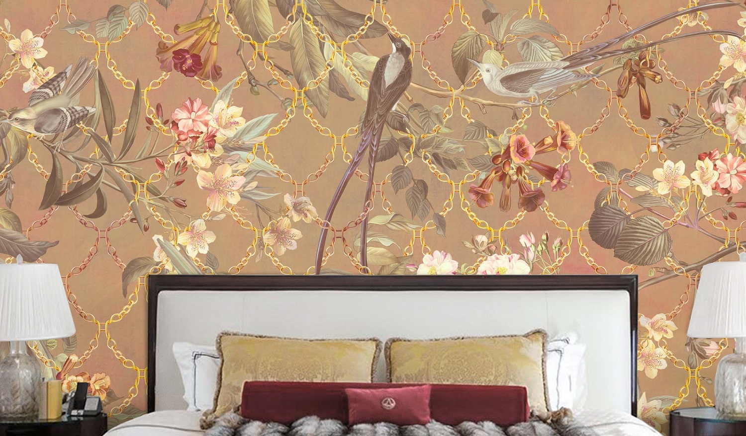 Панно Affresco Exclusive AB306-COL3 2x3,35 м фото в интерьере