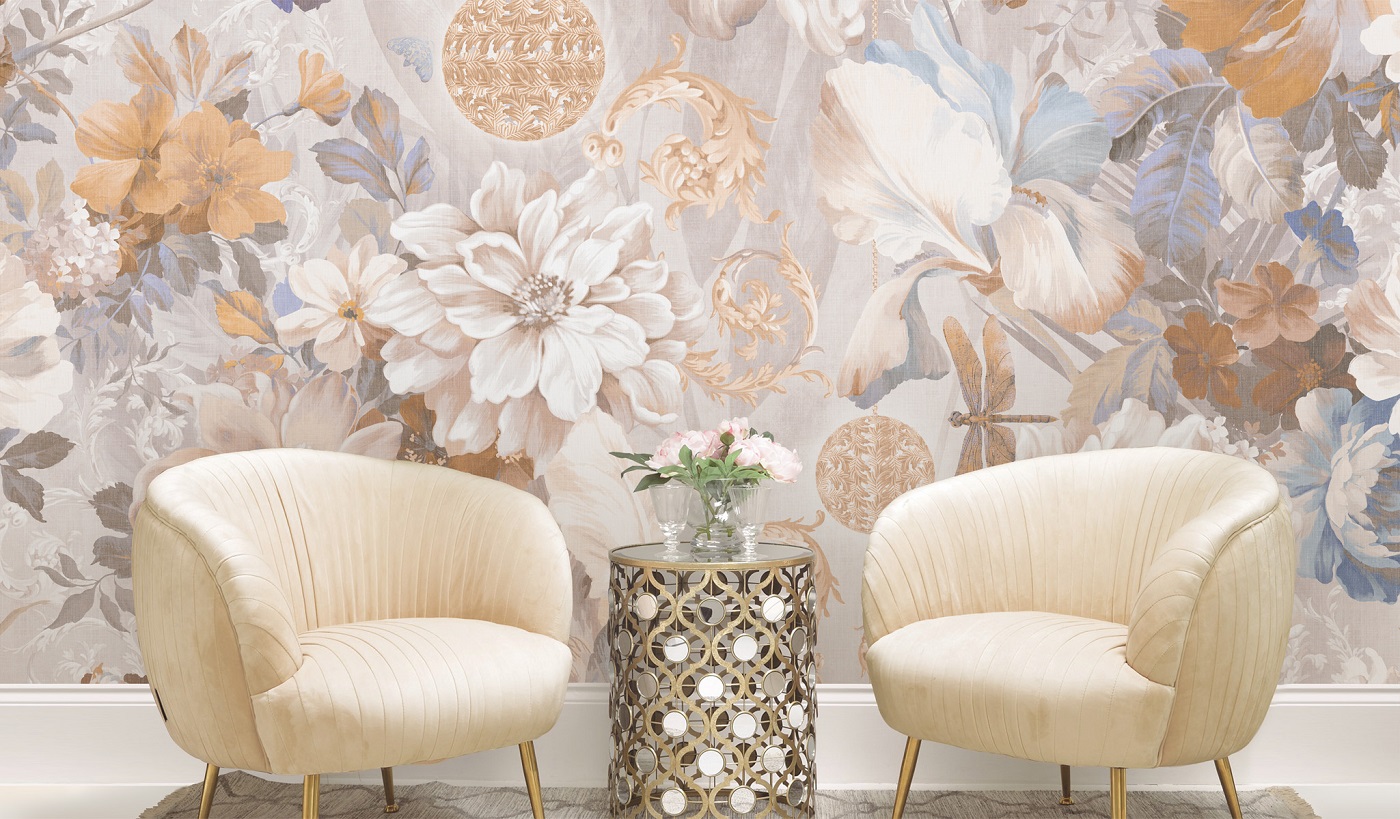 Панно Affresco Exclusive AB309-COL3 2x2,01 м фото в интерьере