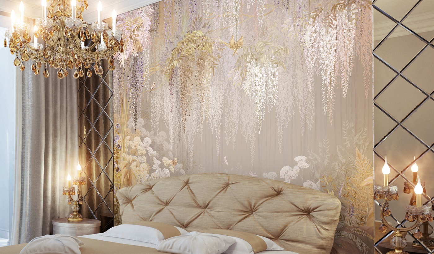 Панно Affresco Exclusive AB310-COL2 2x3,35 м фото в интерьере