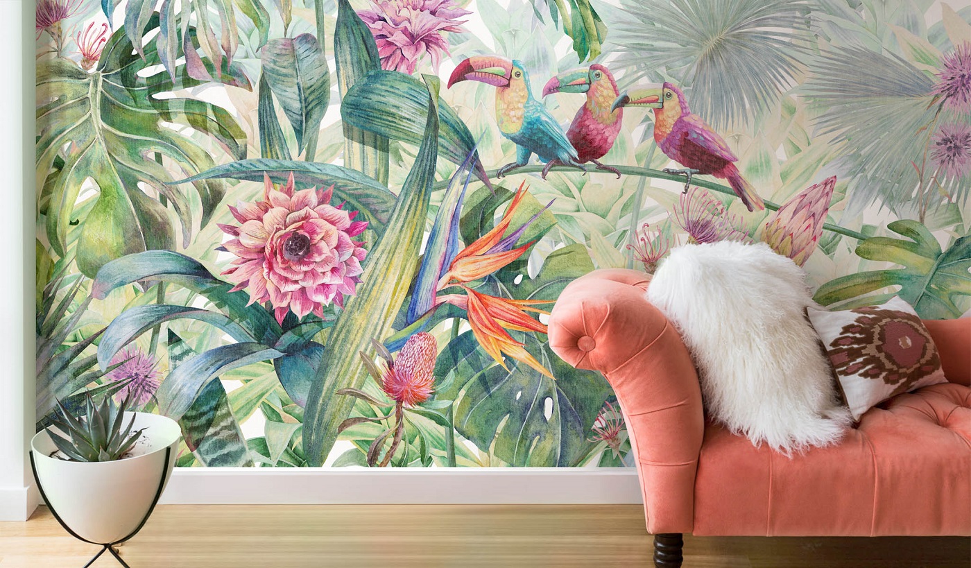 Панно Affresco Exclusive AB312-COL2 2x2,68 м фото в интерьере