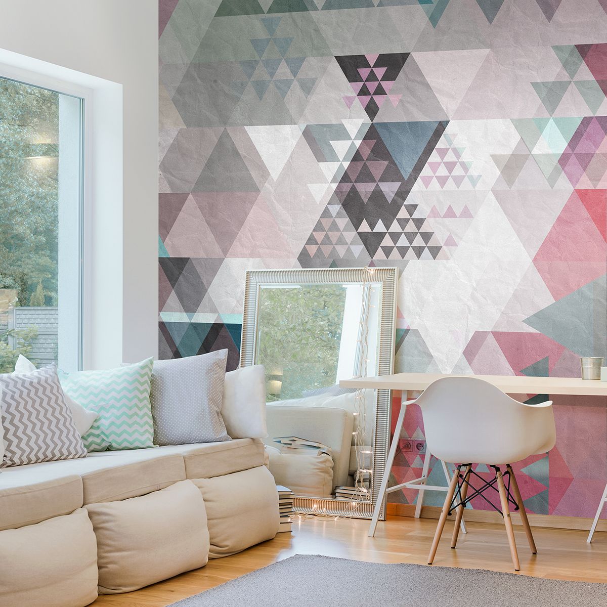 Панно Affresco Re-Space ZK78-COL2 2x2,01 м фото в интерьере