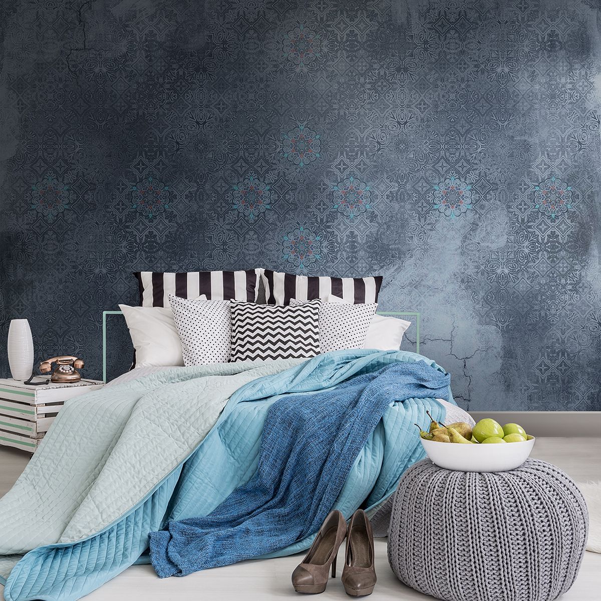 Панно Affresco Re-Space DP77-COL1 2x2,68 м фото в интерьере