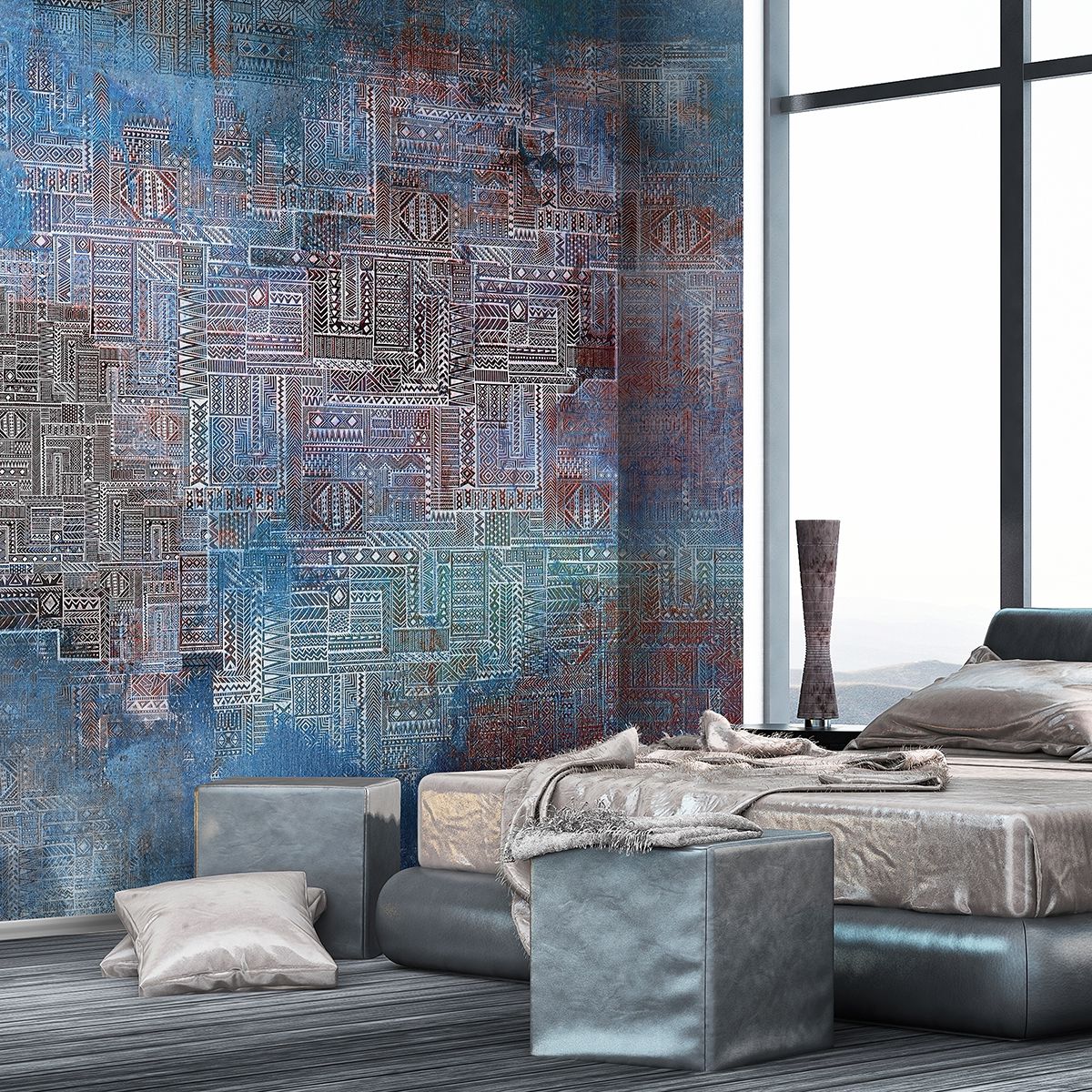 Панно Affresco Re-Space ZK90-COL2 2x2,68 м фото в интерьере