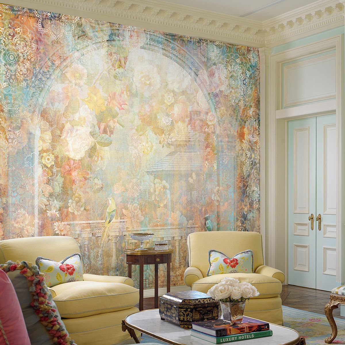 Панно Affresco Re-Space ID98-COL1 2x2,68 м фото в интерьере