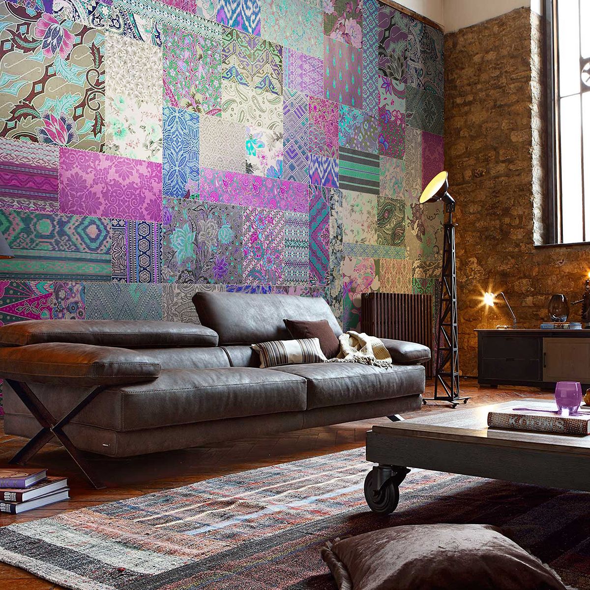 Панно Affresco Re-Space JV80-COL1 2x2,68 м фото в интерьере