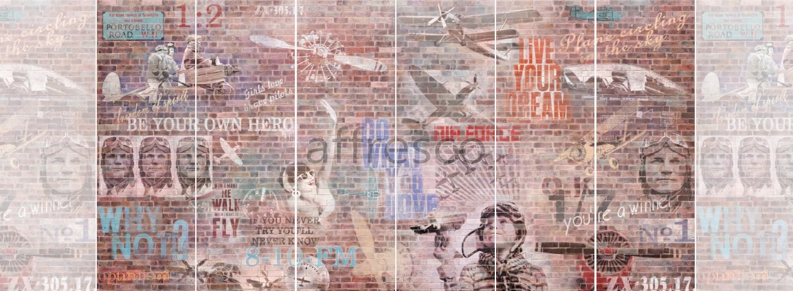 Панно Affresco Re-Space AB74-COL1 2x4,02 м Панно Affresco Re-Space AB74-COL1 2x4,02 м