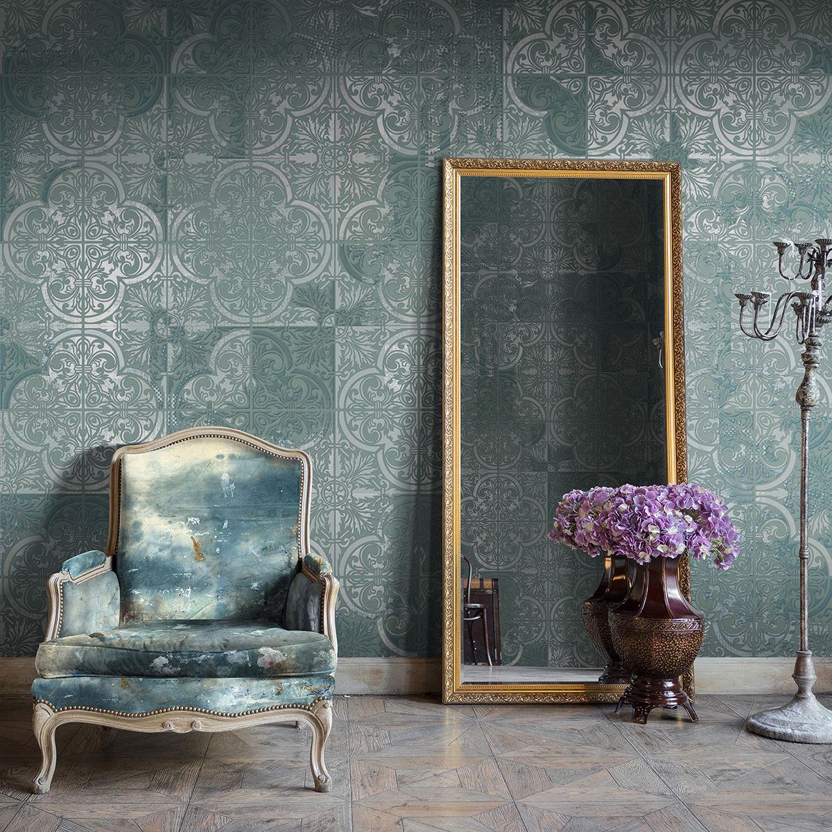 Панно Affresco Re-Space ID88-COL1 2x2,01 м фото в интерьере