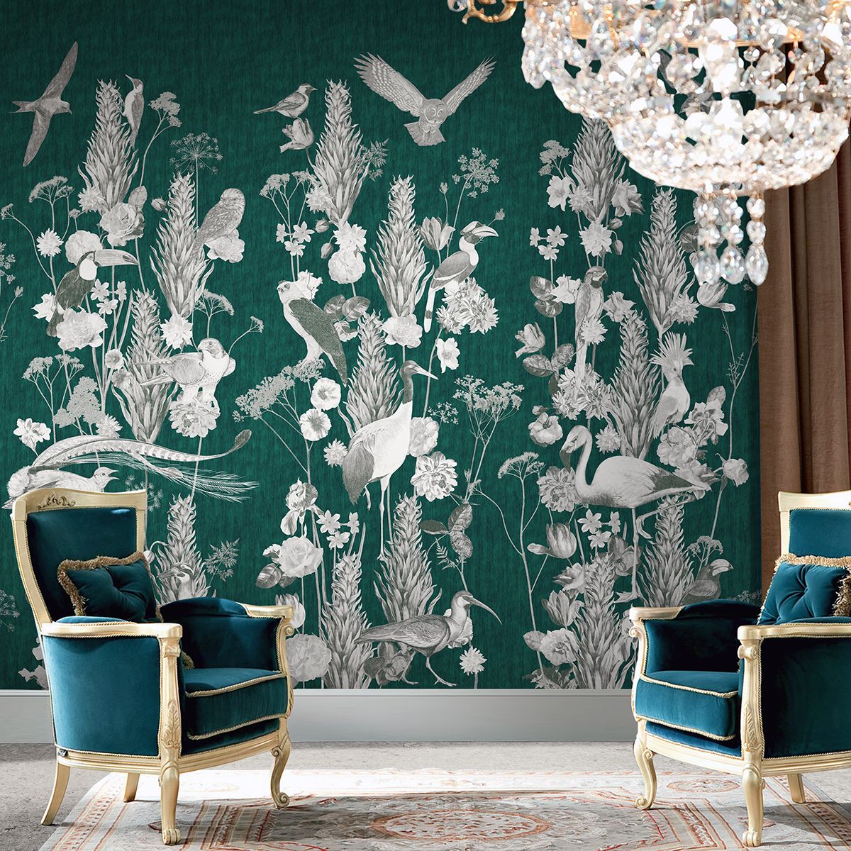 Панно Affresco Re-Space LE30-COL4 2x2,01 м фото в интерьере