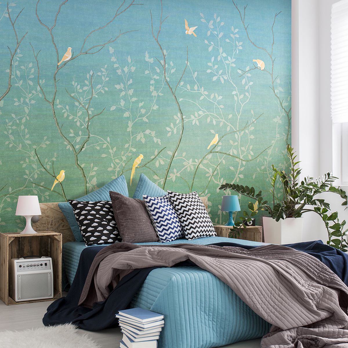 Панно Affresco Re-Space ID108-COL3 2x2,68 м фото в интерьере