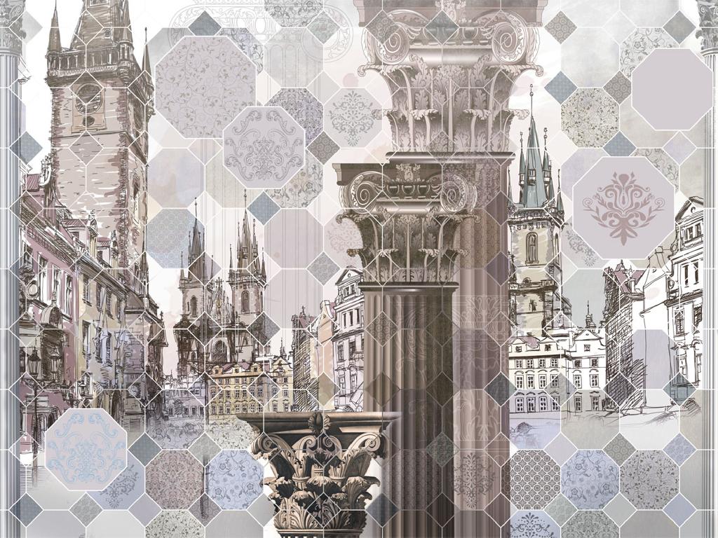 Панно Affresco Re-Space SN97-COL1 2x2,68 м