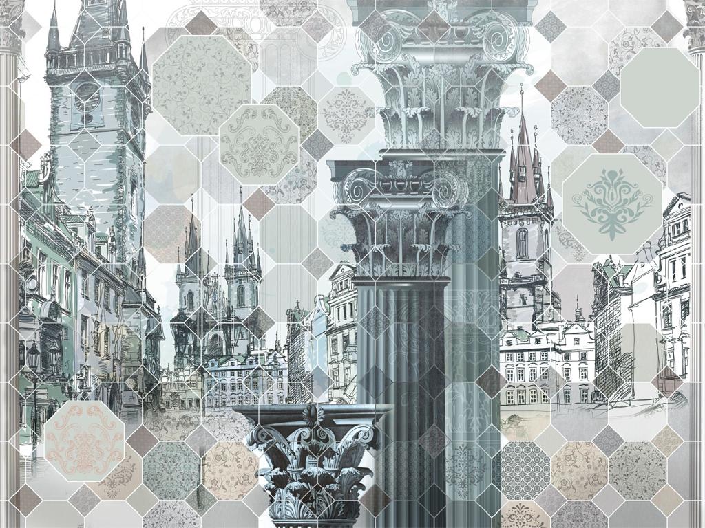 Панно Affresco Re-Space SN97-COL2 2x2,68 м