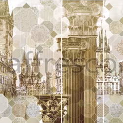 Панно Affresco Re-Space SN97-COL3 2x2,68 м