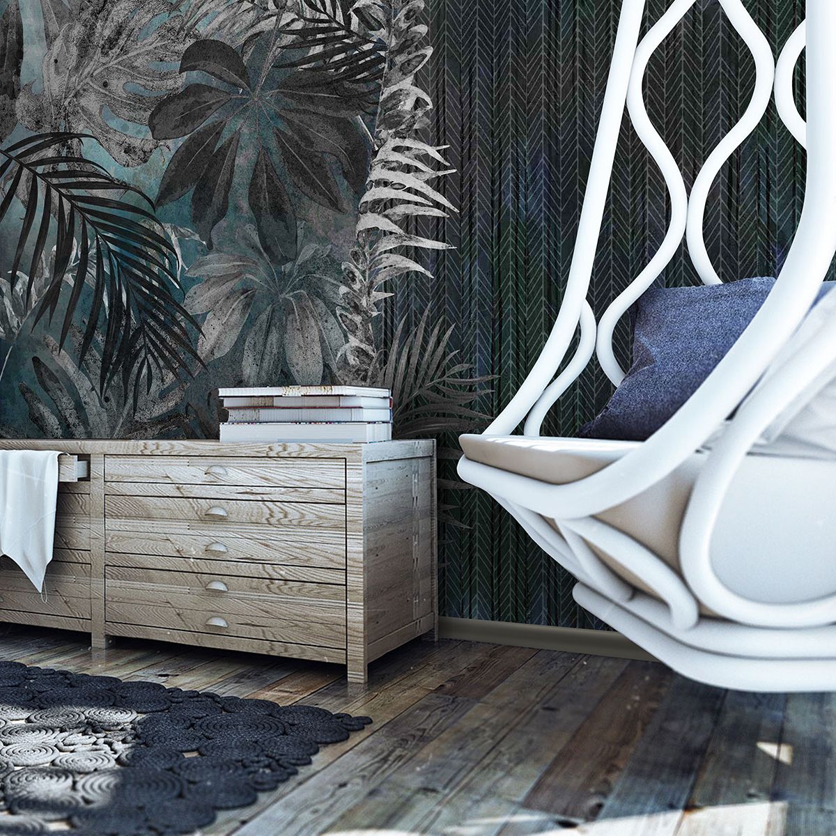 Панно Affresco Re-Space SN87-COL1 2x2,01 м фото в интерьере