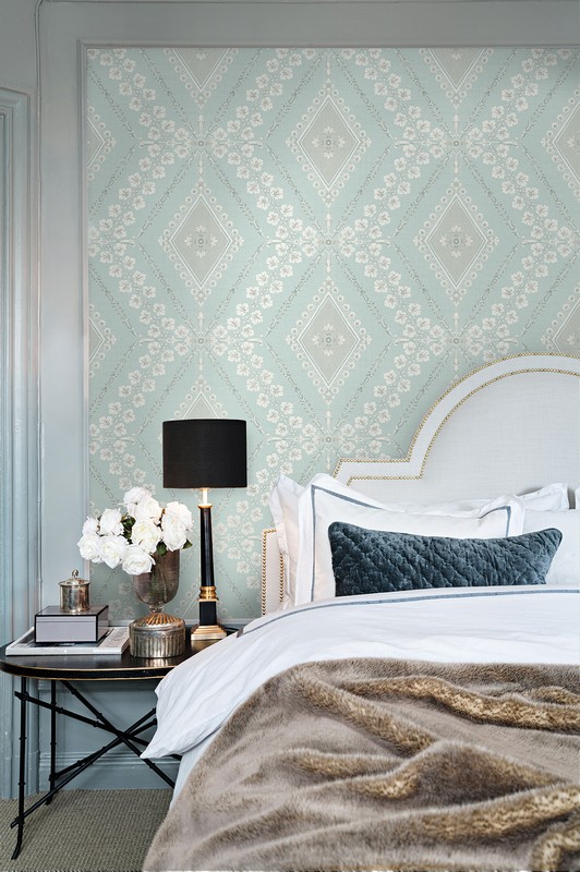 Обои KT Exclusive Charleston Medallions CN30204 фото в интерьере