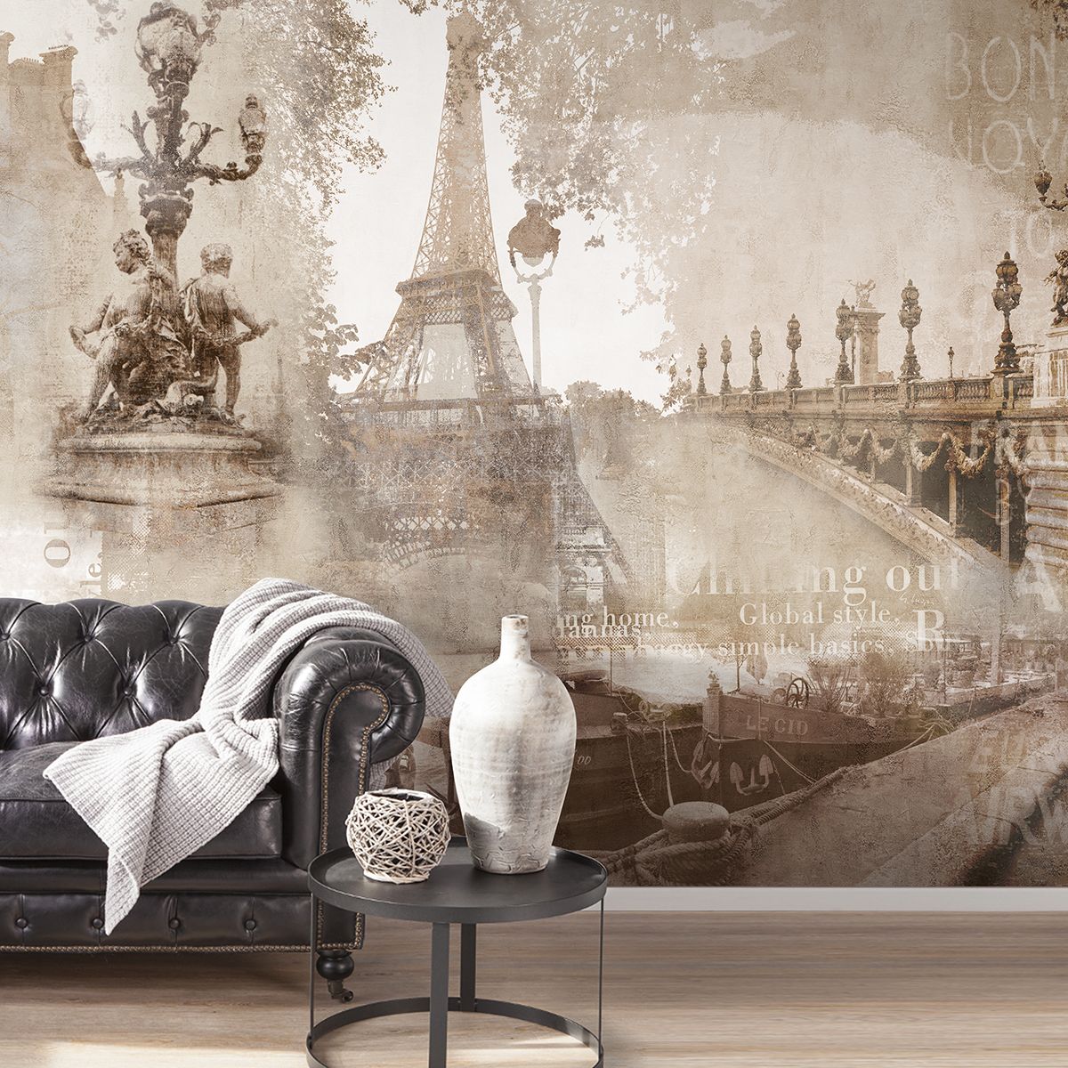 Панно Affresco Re-Space AB69-COL1 2x2,68 м фото в интерьере