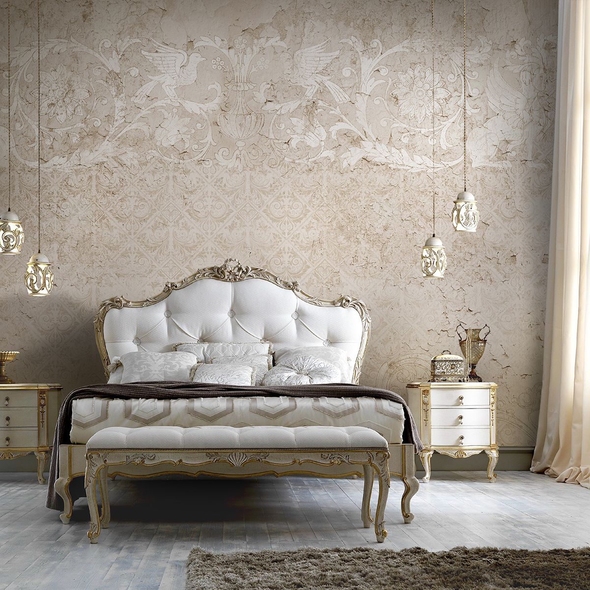 Панно Affresco Re-Space ID103-COL4 2x2,68 м фото в интерьере