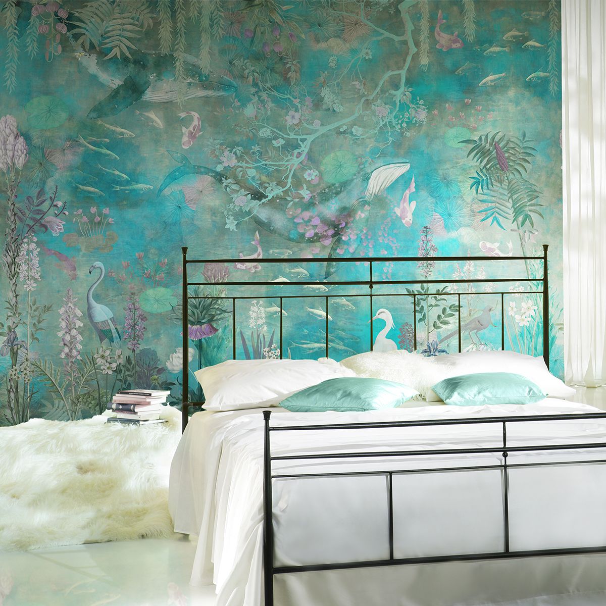 Панно Affresco Re-Space DG35-COL1 2x2,68 м фото в интерьере