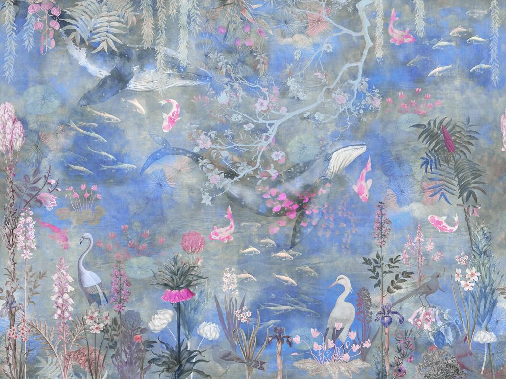 Панно Affresco Re-Space DG35-COL2 2x2,68 м