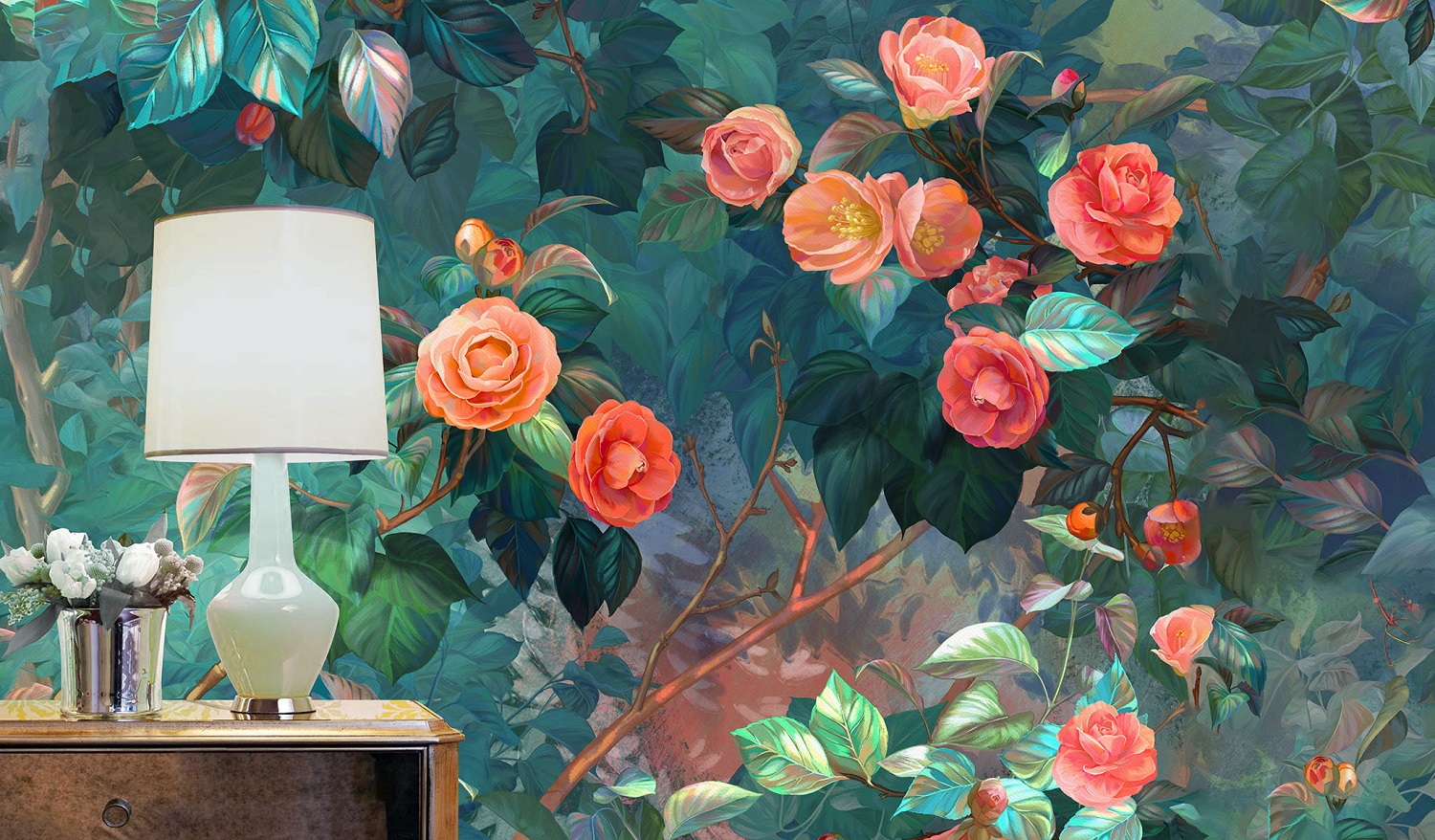 Панно Affresco Atmosphere AF528-COL3 2x2,01 м фото в интерьере